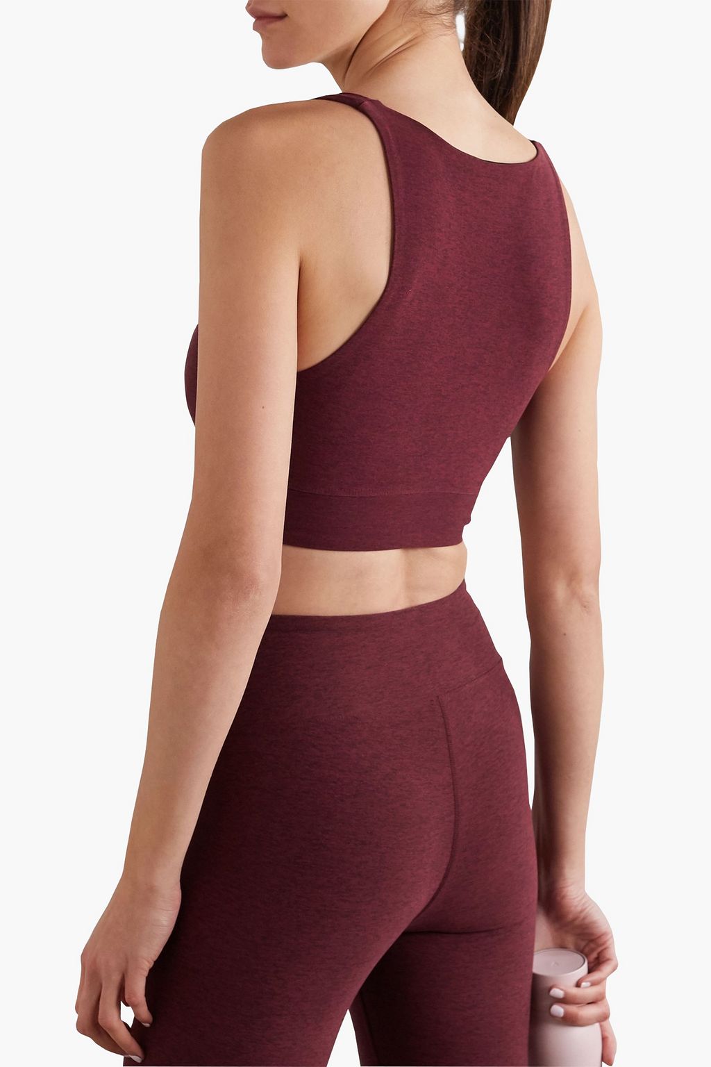 YEAR OF OURS Mélange stretch sports bra