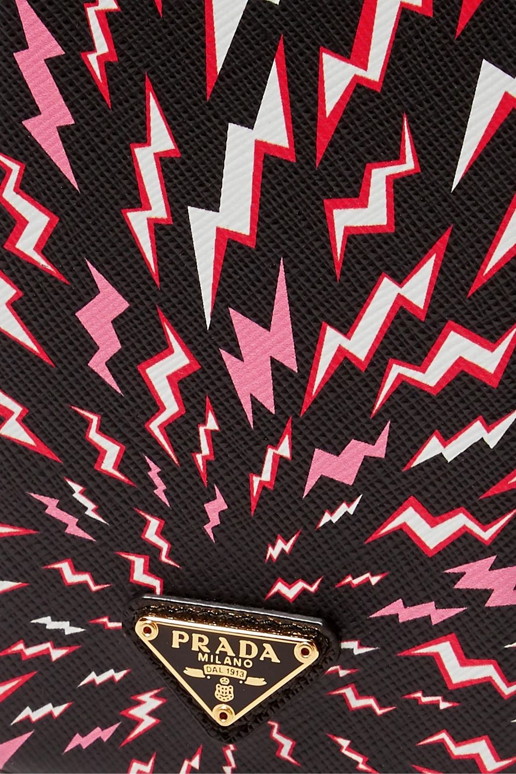 PRADA Printed textured-leather iPhone XR case