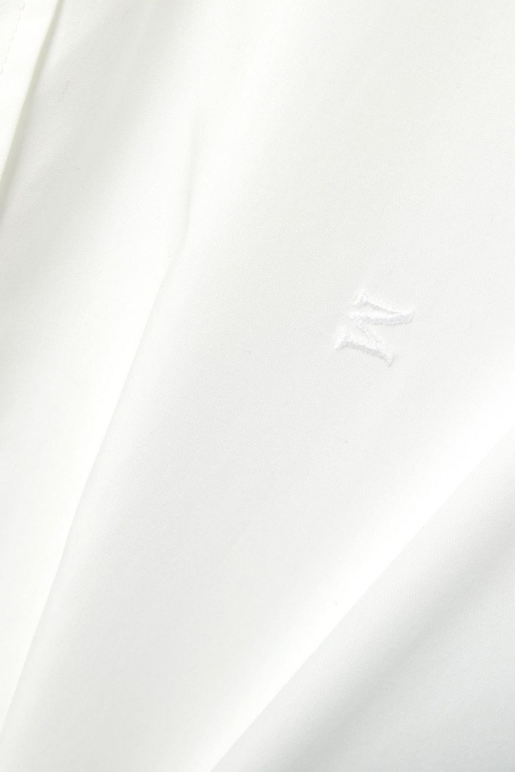 MAISON MARGIELA Oversized embroidered cotton-poplin shirt