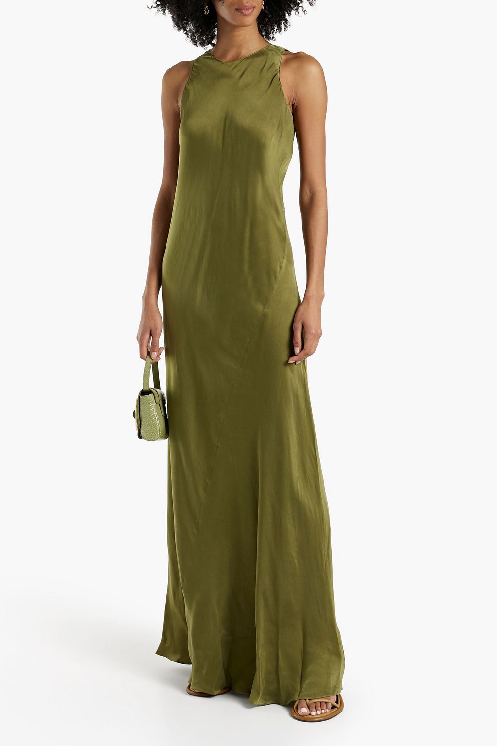 CORTANA Keira cupro maxi dress