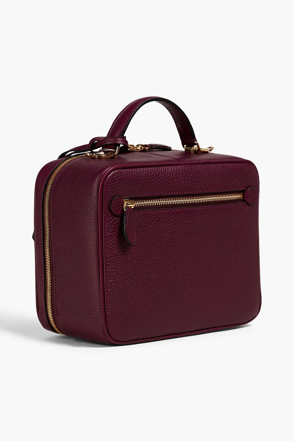 MARK CROSS Pebbled-leather tote