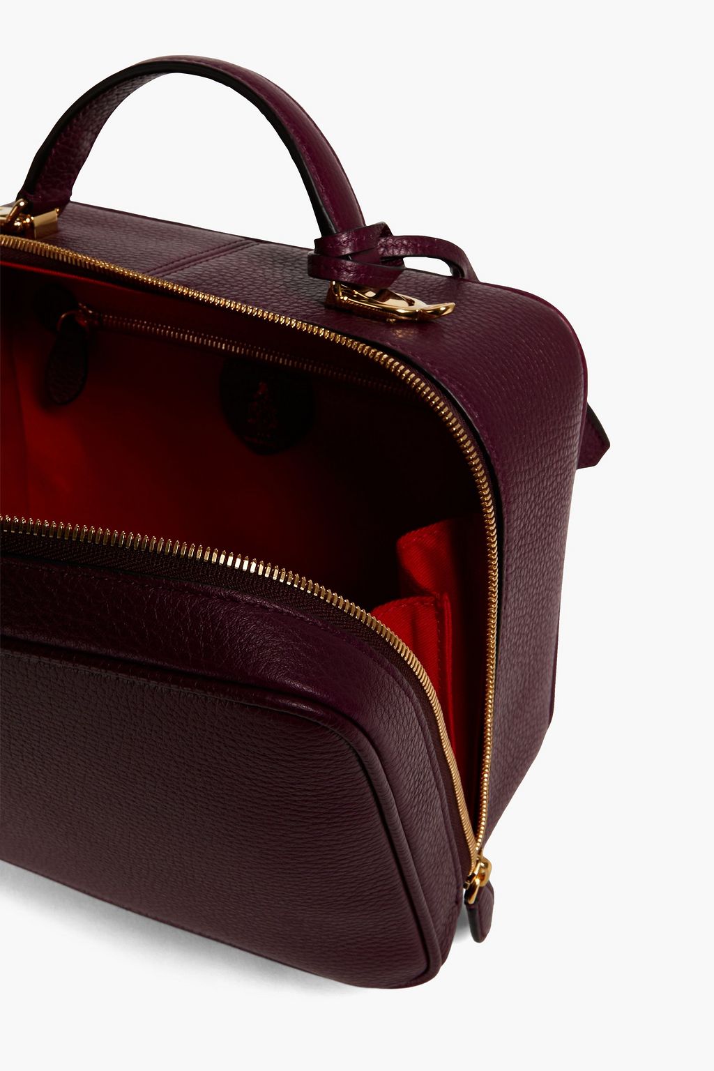 MARK CROSS Pebbled-leather tote