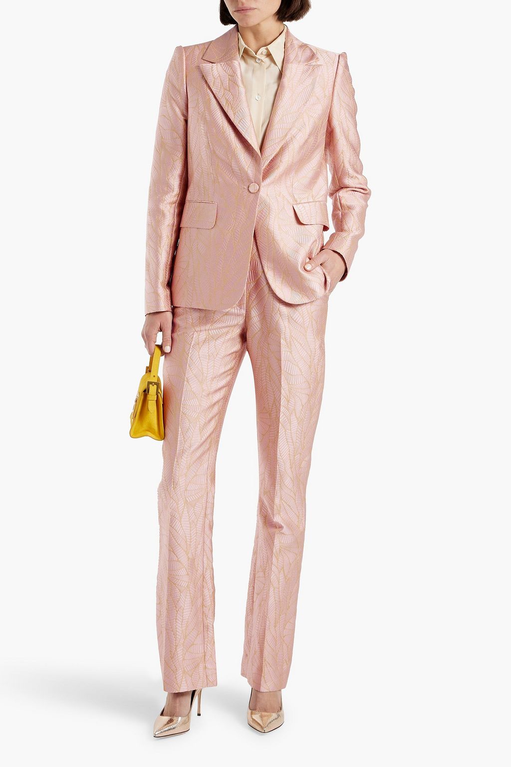 MONIQUE LHUILLIER Jacquard blazer