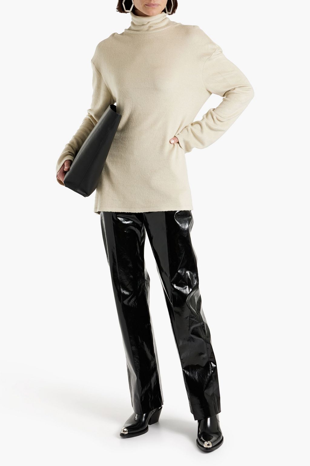 KWAIDAN EDITIONS Brushed knitted turtleneck sweater