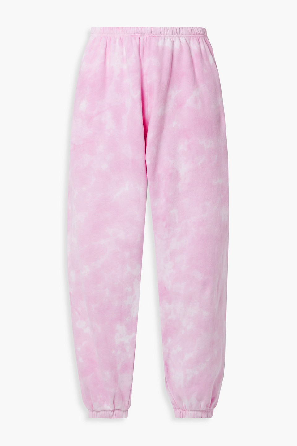 HONORINE Luca tie-dyed cotton-fleece track pants