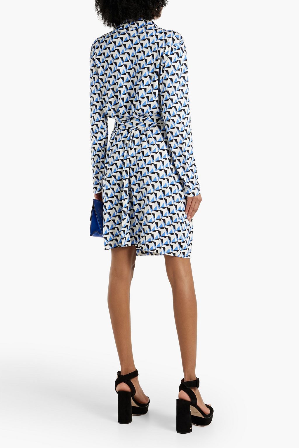 DIANE VON FURSTENBERG Jeanne printed silk-jersey wrap dress