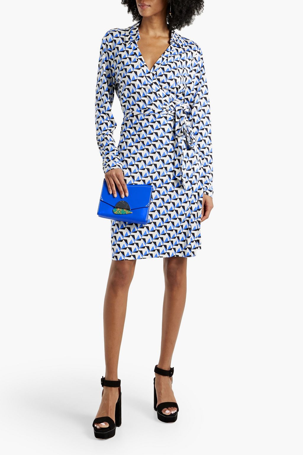 DIANE VON FURSTENBERG Jeanne printed silk-jersey wrap dress