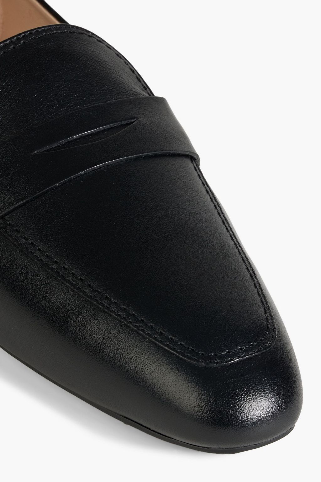 STUART WEITZMAN Jet leather loafers