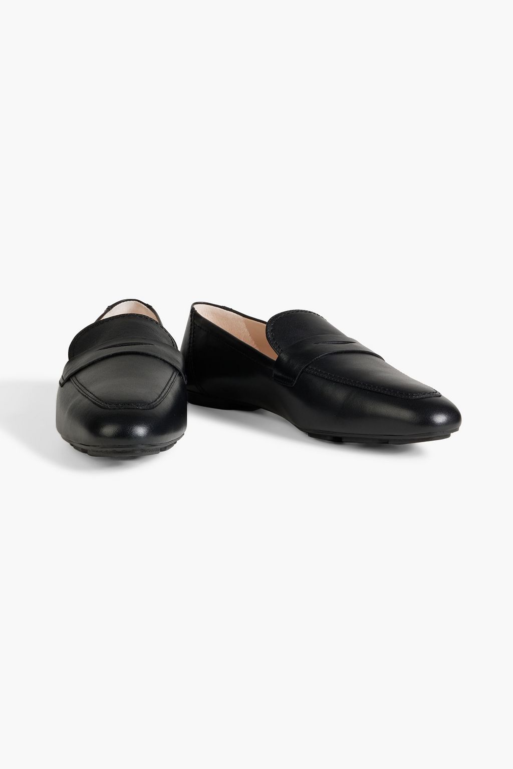 STUART WEITZMAN Jet leather loafers