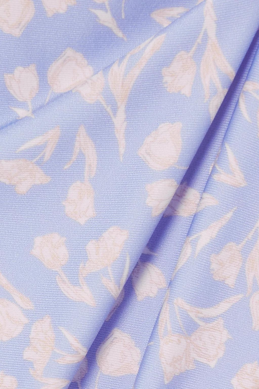 PEONY SWIMWEAR Belted floral-print high-rise bikini briefs