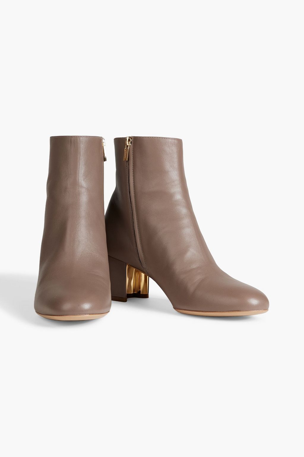 FERRAGAMO Noceto leather ankle boots