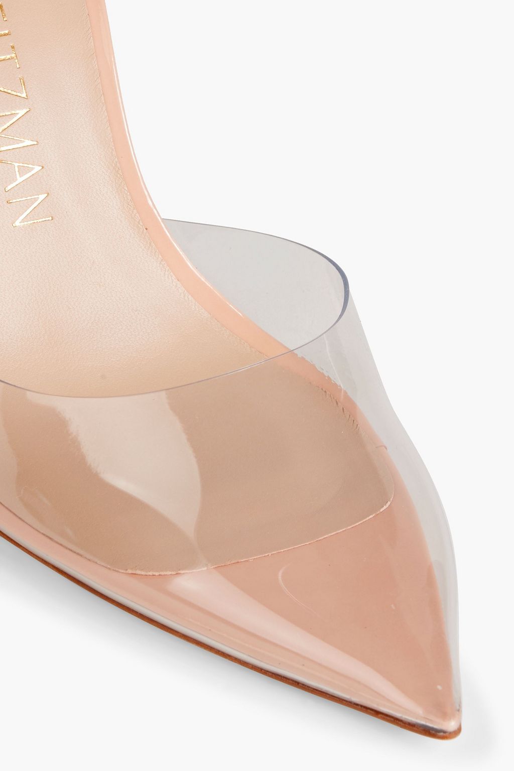 STUART WEITZMAN Stuart 100 patent-leather and PVC pumps