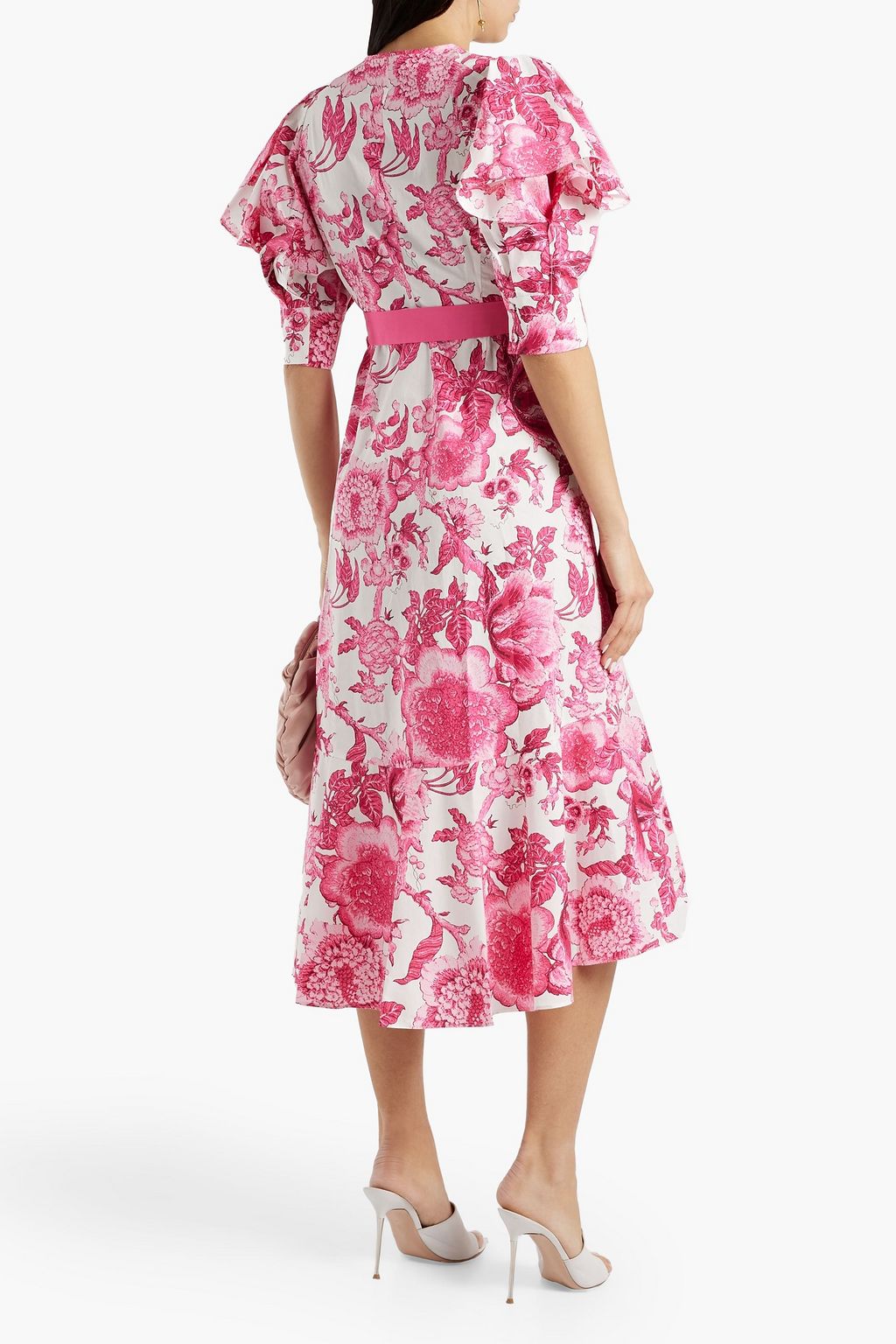 DIANE VON FURSTENBERG Annabeth wrap-effect printed cotton-poplin dress
