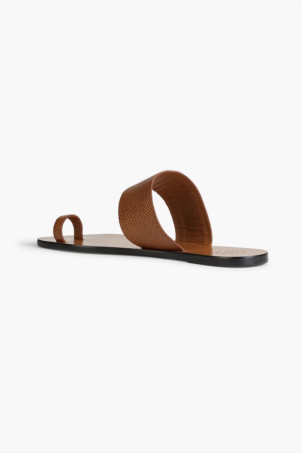 ATP ATELIER Astrid lizard-effect leather sandals | THE OUTNET