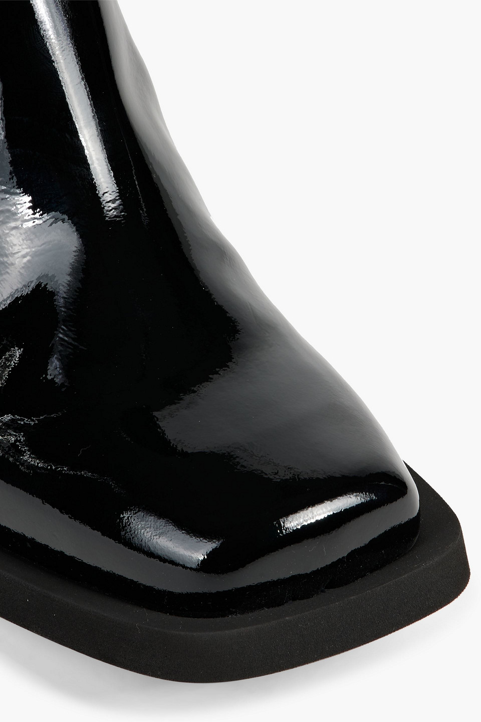 GANNI PATENT-LEATHER ANKLE BOOTS 3074457345635105239