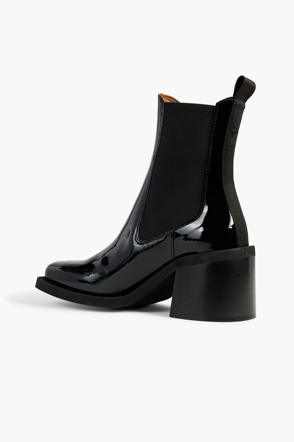 GANNI PATENT-LEATHER ANKLE BOOTS 3074457345635105239