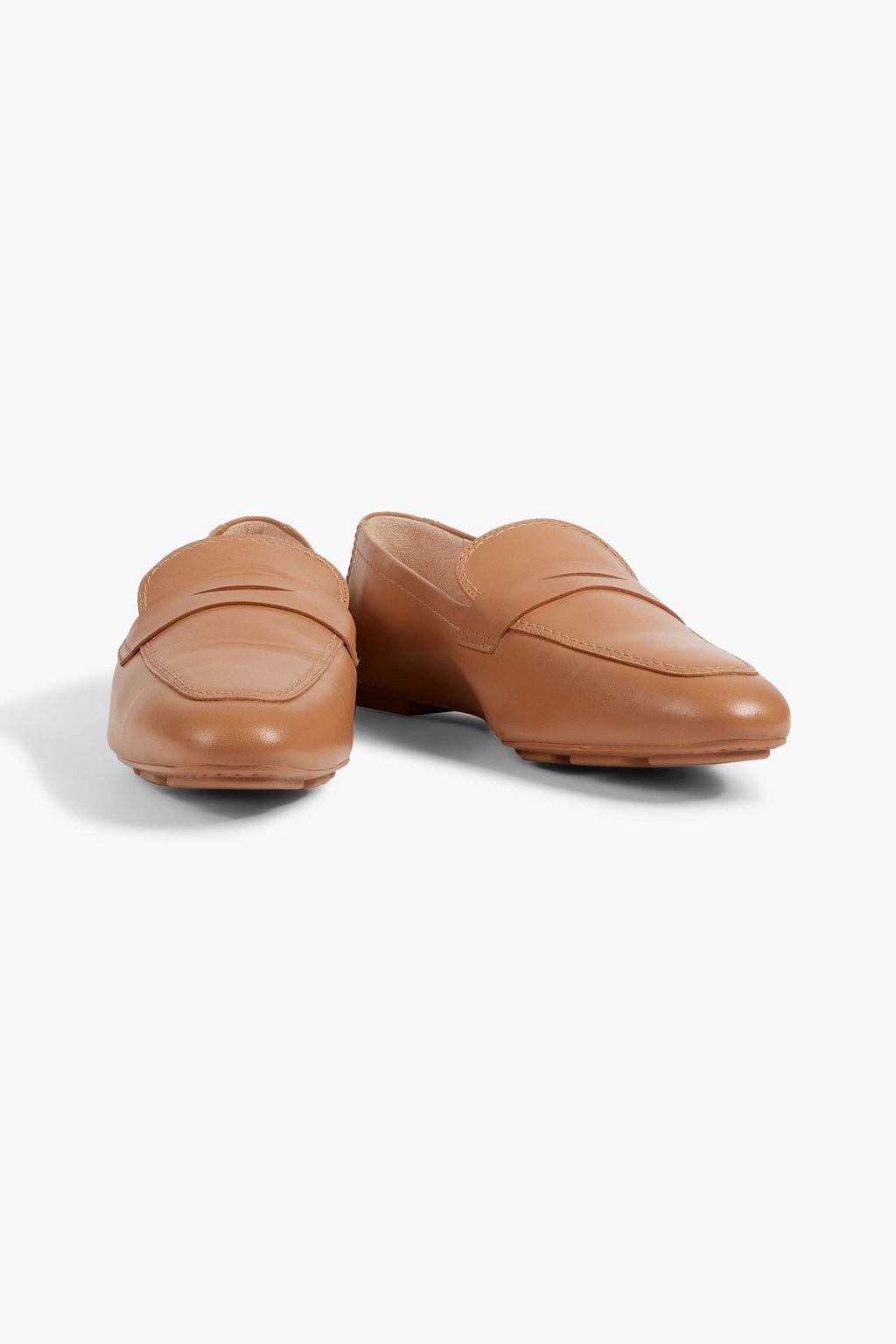 STUART WEITZMAN Jet leather loafers