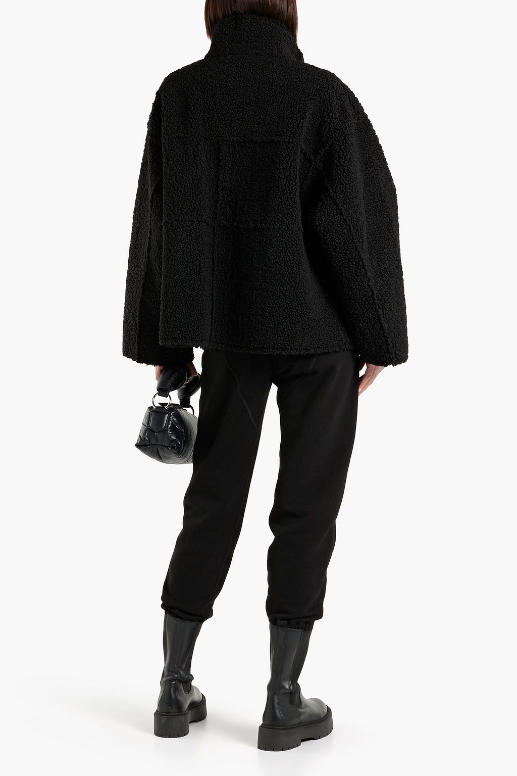 STAND STUDIO Hazel faux shearling jacket