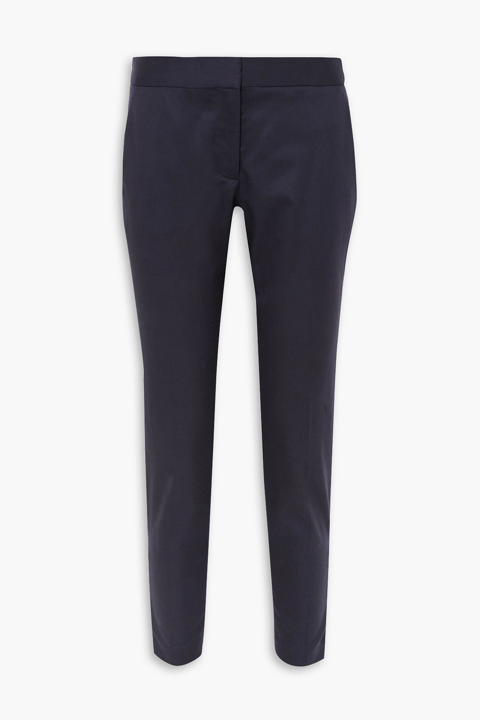 Stella Mccartney Vivian Wool-twill Tapered Pants In Midnight Blue