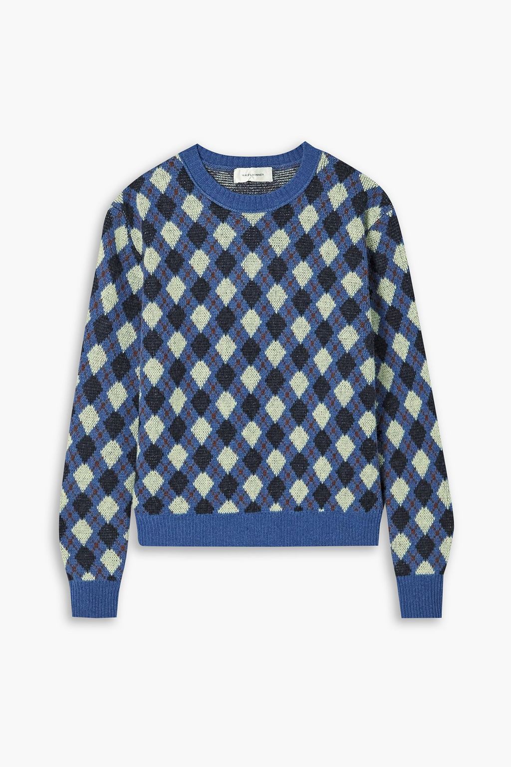 WALES BONNER Williams jacquard-knit merino wool-blend 