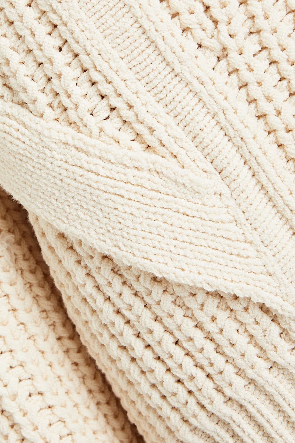 IRO Casia gerippter Pullover aus einer Bio-Baumwollmischung