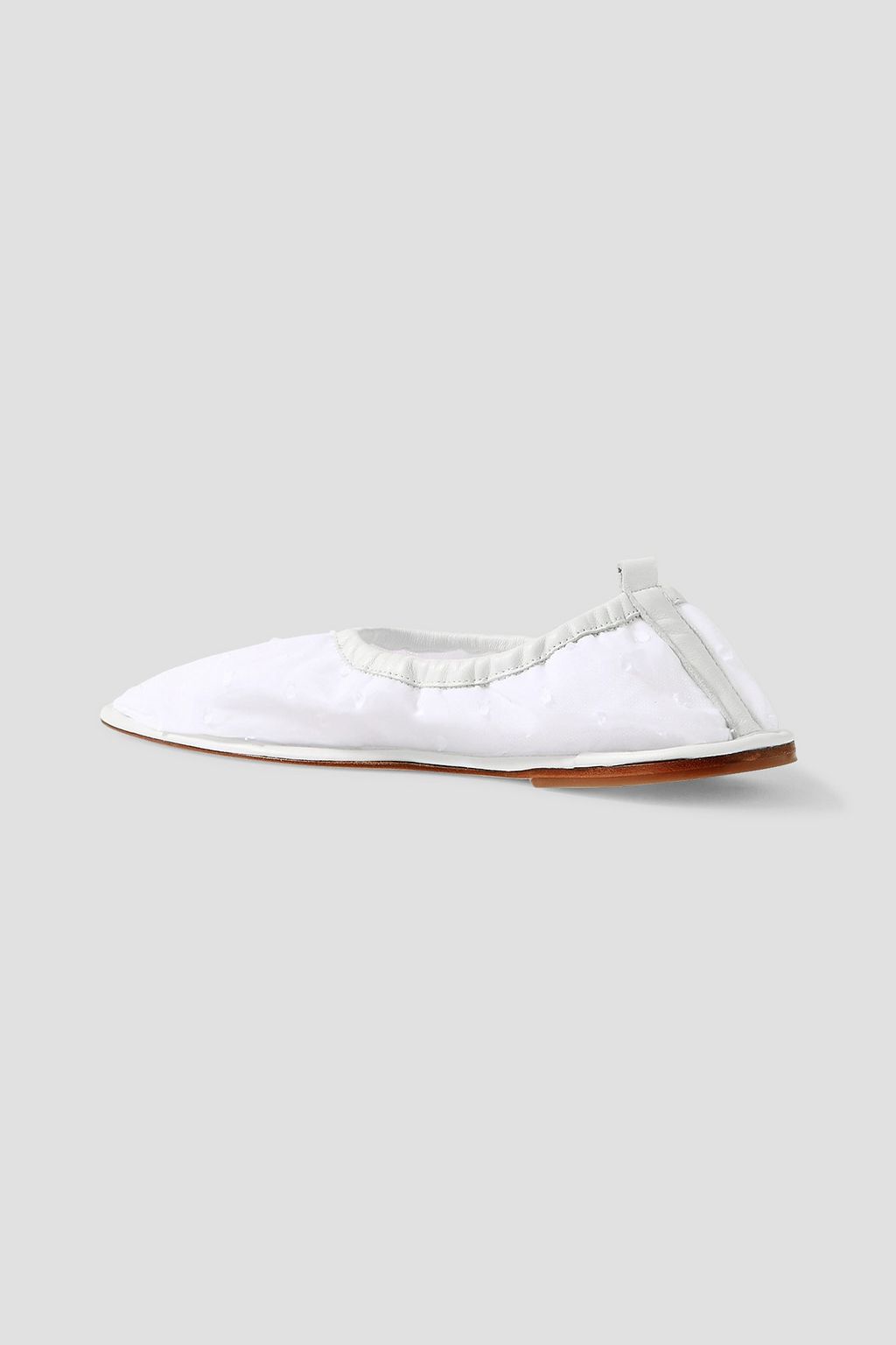 CECILIE BAHNSEN X HEREU Hyacinth Swiss-dot ballet flats