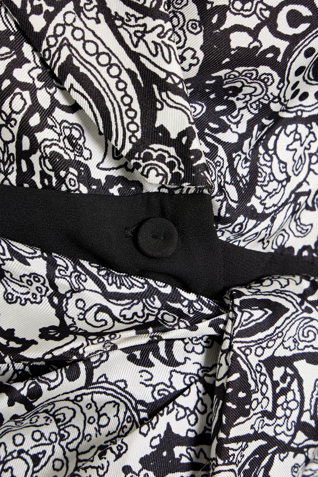 DIANE VON FURSTENBERG Vera wrap-effect paisley-print silk-twill blouse