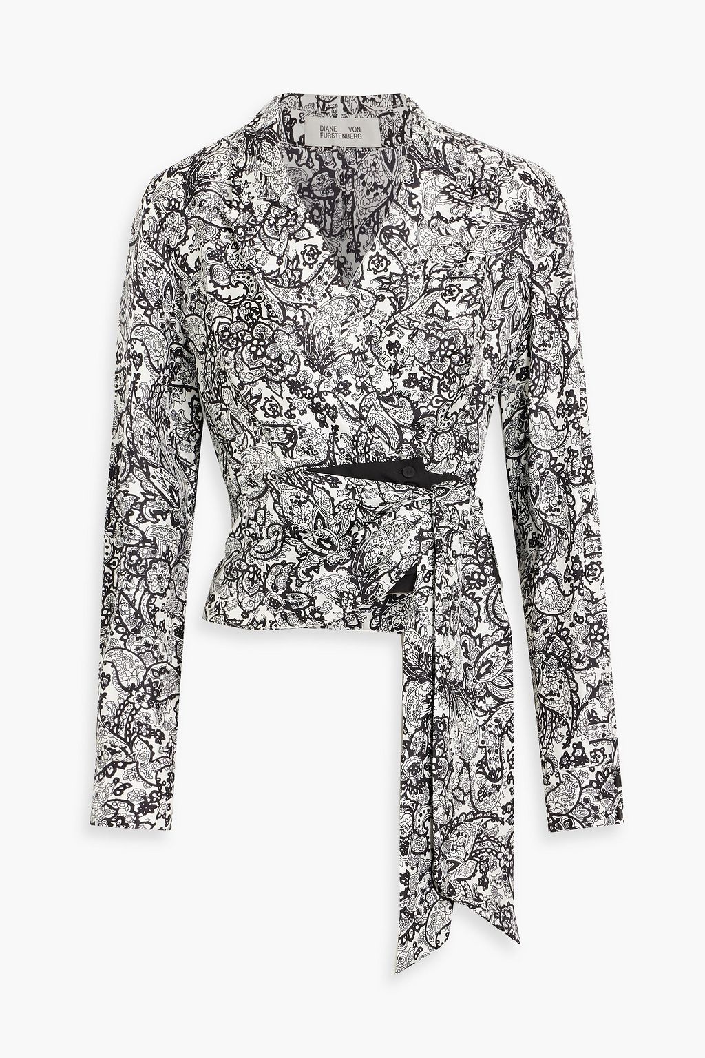 Diane von furstenberg deals wrap top