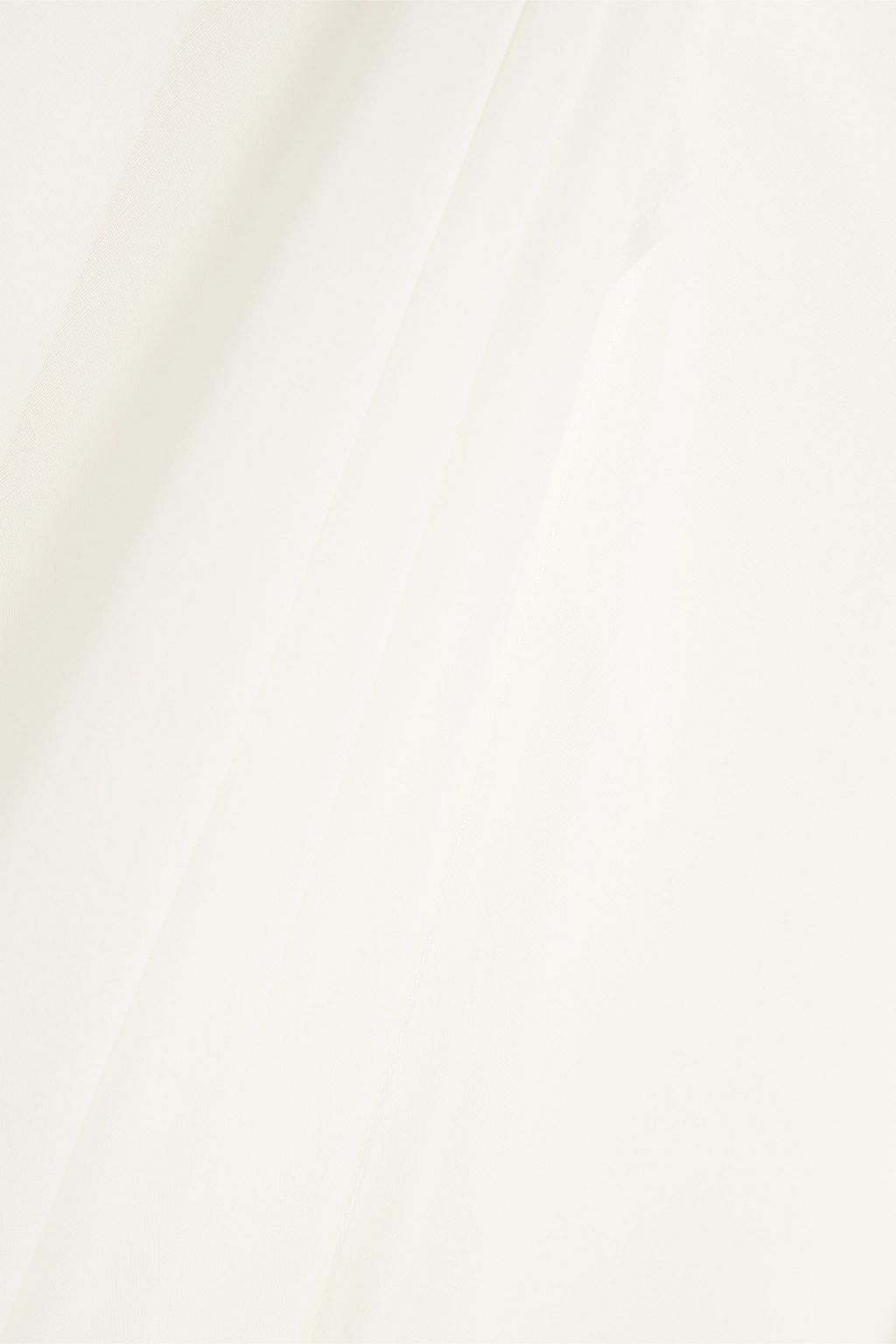 HALSTON Nyla layered stretch-crepe and chiffon jumpsuit