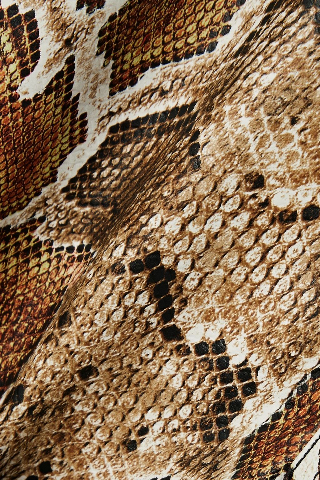 PROENZA SCHOULER PSWL Hose mit geradem Bein aus Kunstleder mit Schlangeneffekt