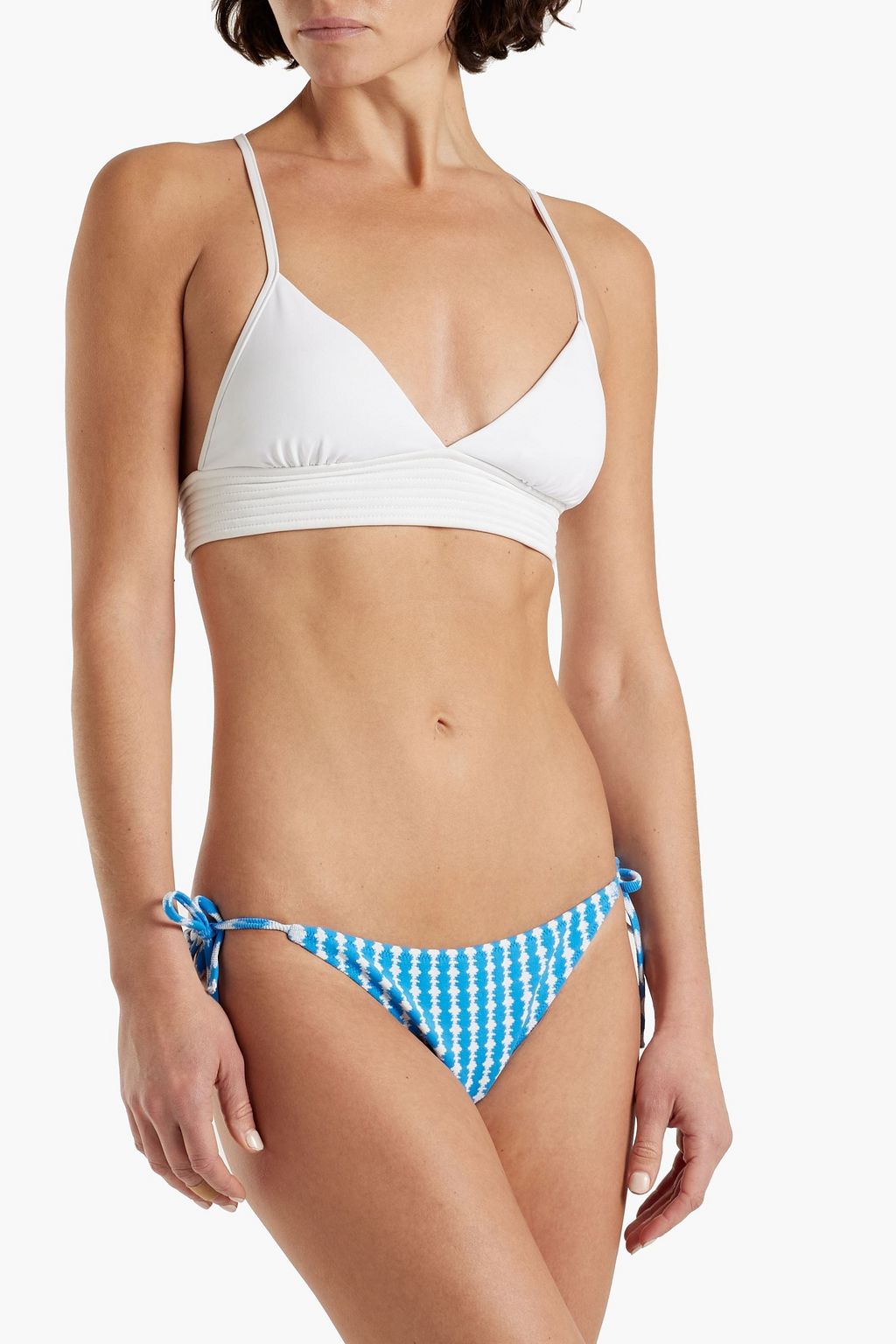 LEMLEM Zala stretch-jacquard low-rise bikini briefs