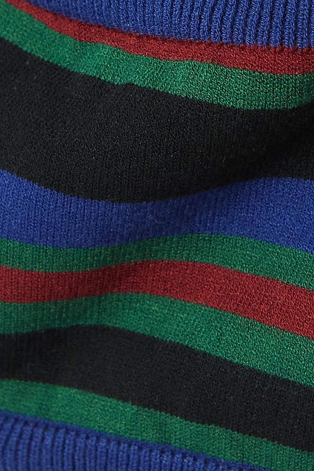 DRIES VAN NOTEN Striped knitted halterneck bralette