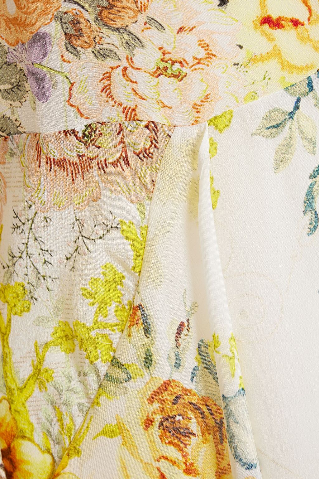 CAMILLA Embellished floral-print silk-georgette dress