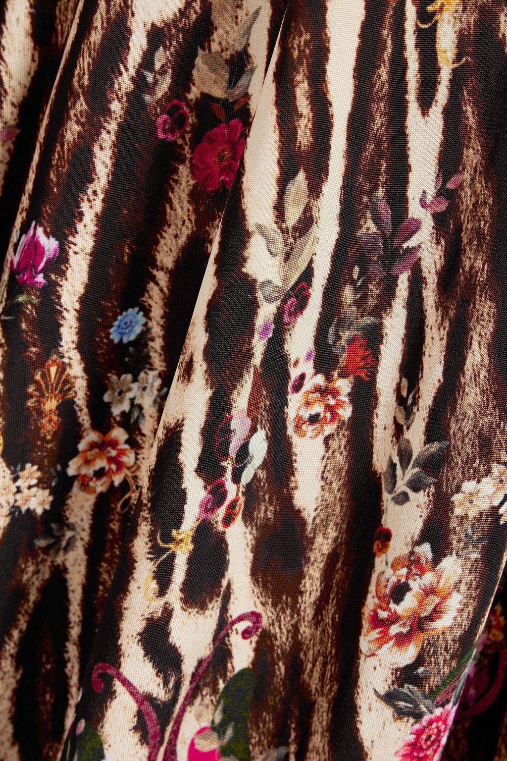 CAMILLA Crystal-embellished printed jersey kaftan