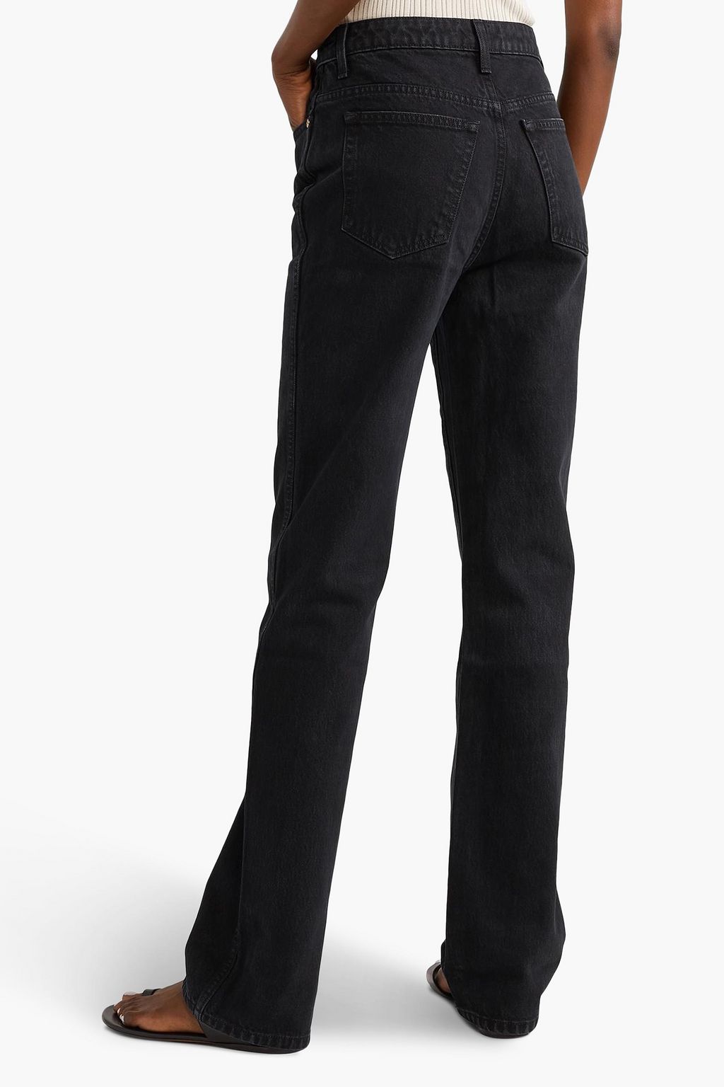 KHAITE Danielle high-rise straight-leg jeans