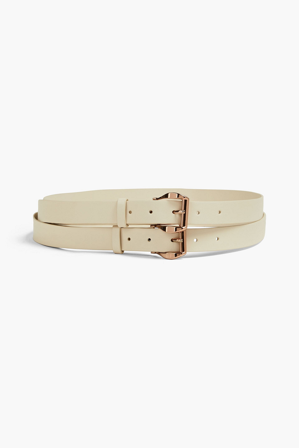 Leather waist belt