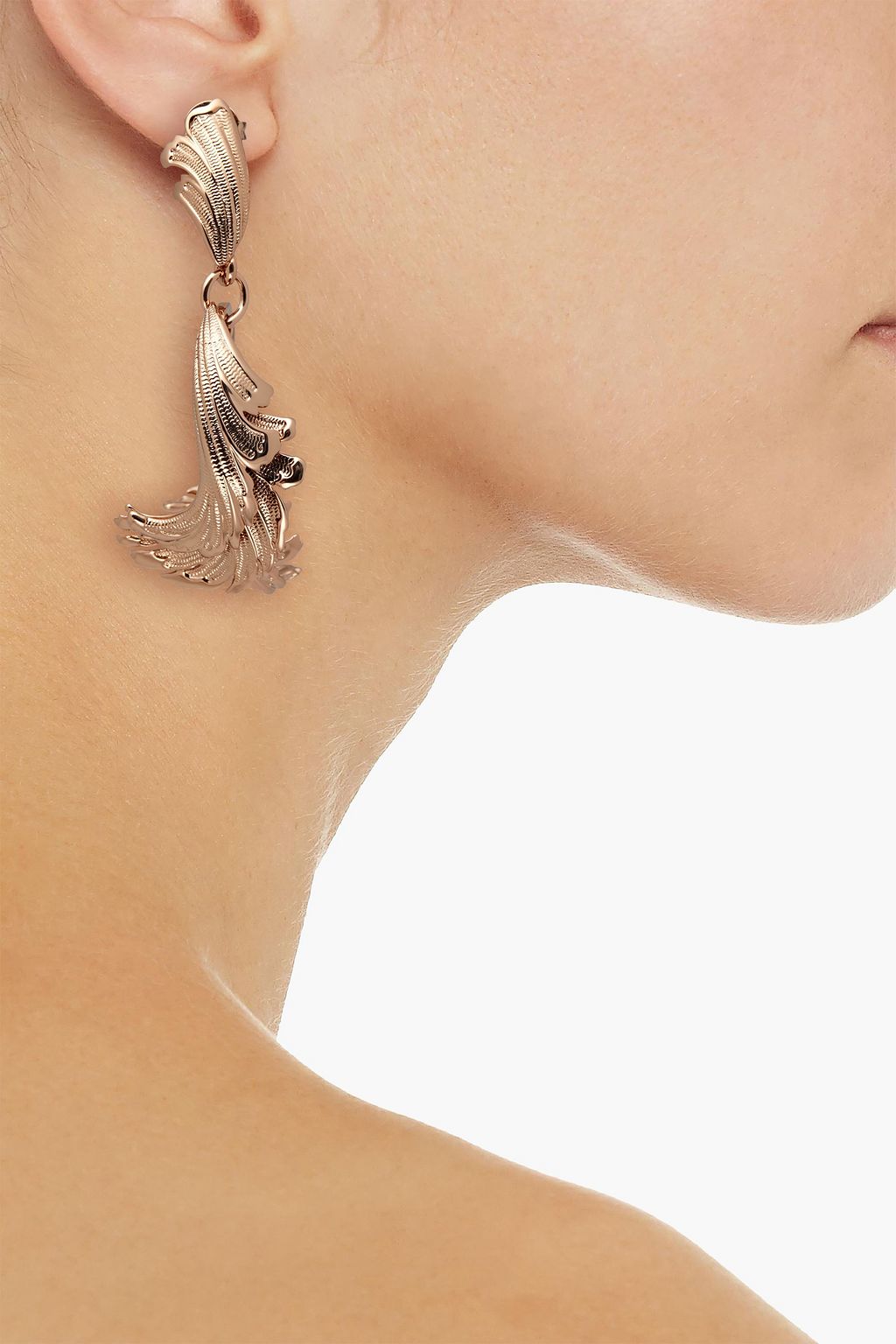 ZIMMERMANN Rose gold-tone earrings