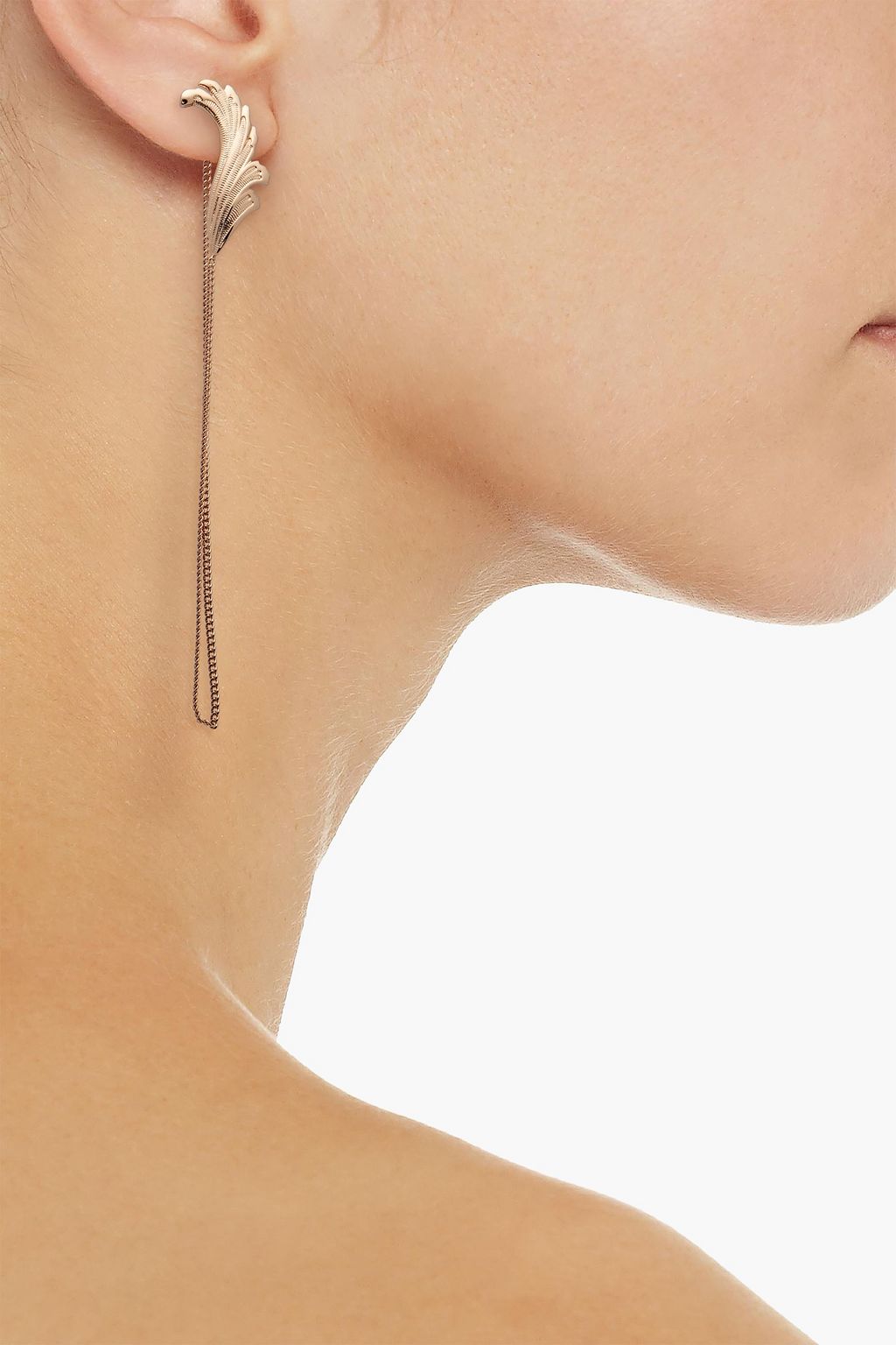 ZIMMERMANN Rose gold-tone earrings