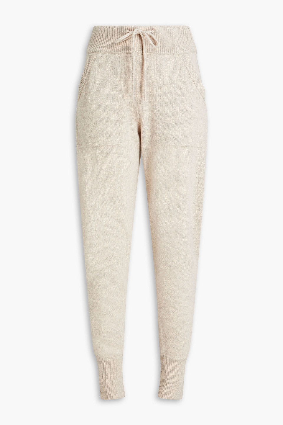 Ba&sh Colyn Cashmere And Wool-blend Track Trousers In Neutrals