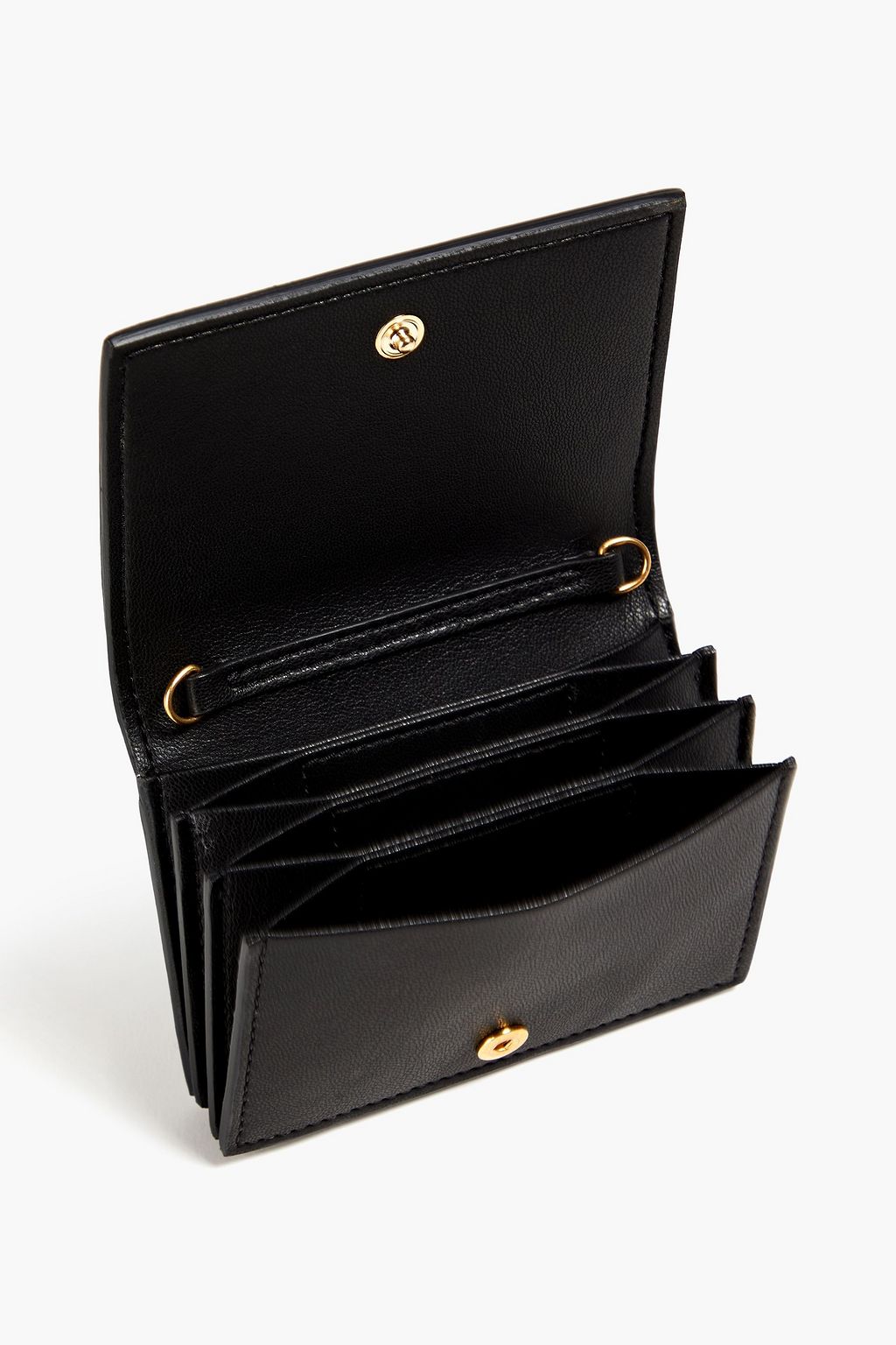 NANUSHKA Logo-embossed leather wallet