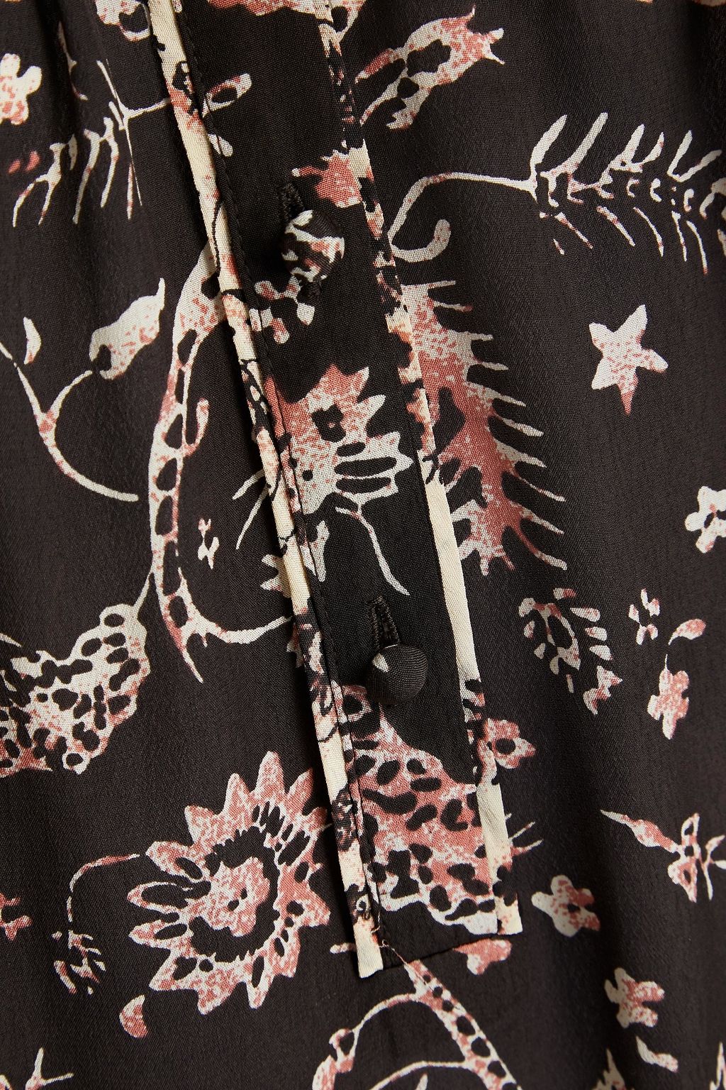 BA&SH Caia floral-print crepe de chine blouse
