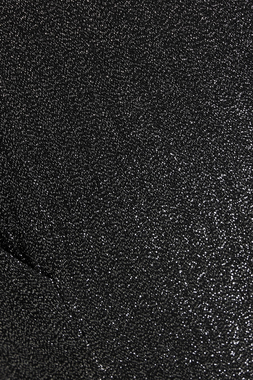Petar Petrov Gila Silk-blend Lamé Straight-leg Pants In Black