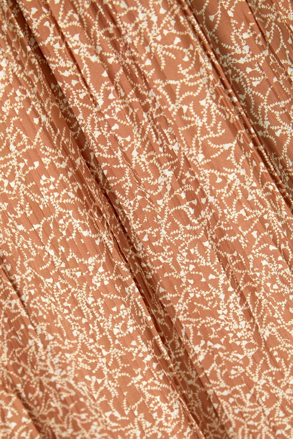 NICHOLAS Printed cotton and silk-blend maxi dress