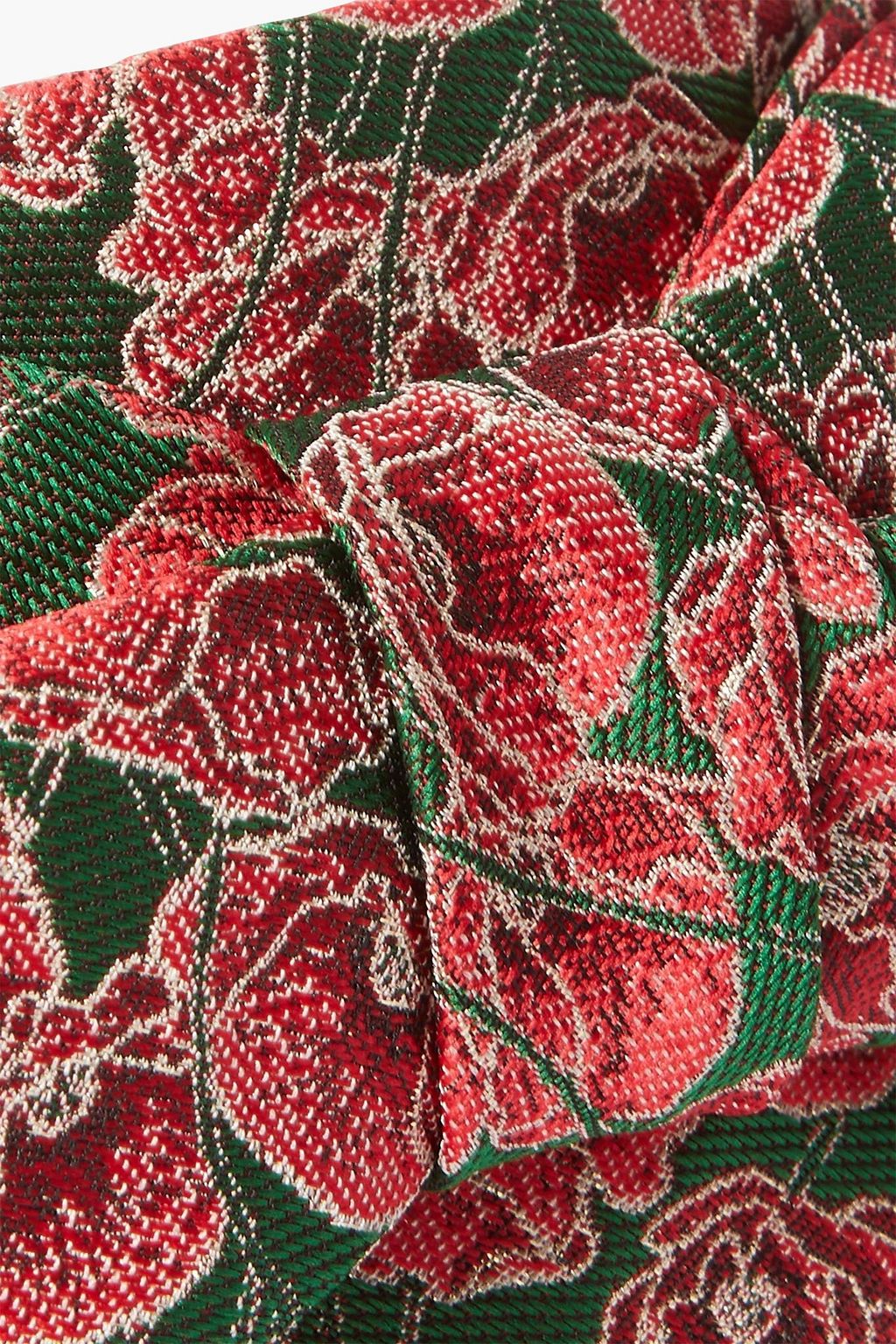 PRUDENCE MILLINERY Metallic floral-brocade headband