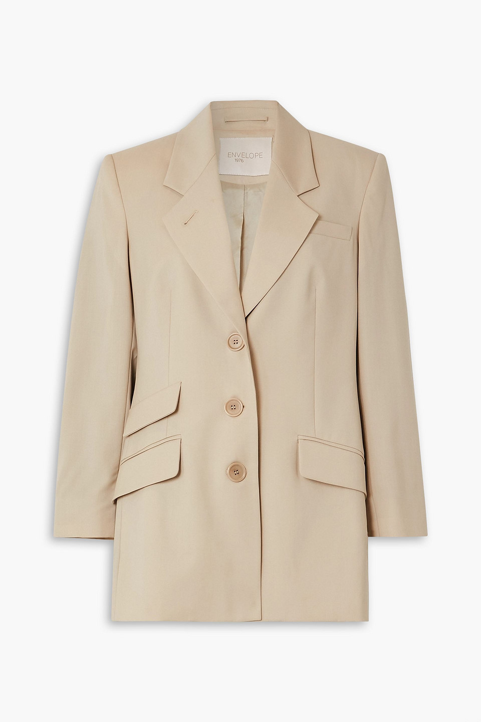Envelope 1976 Marais Oversized Wool Blazer In Neutral