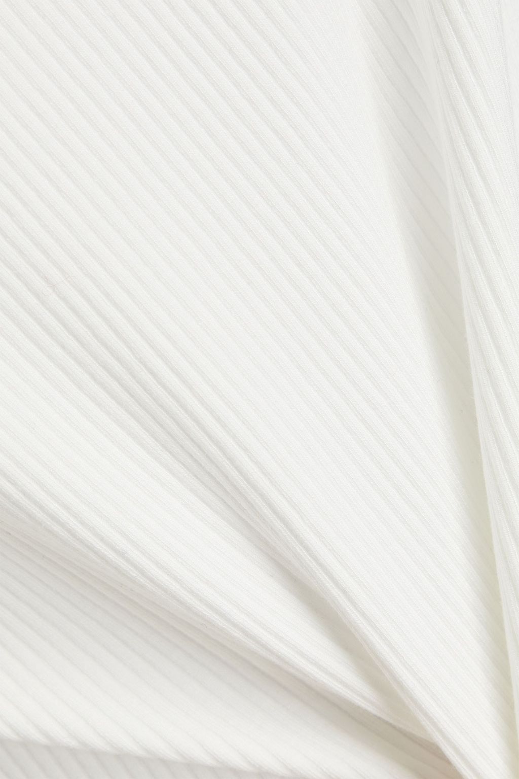 SANDRO Eric picot-trimmed ribbed-jersey tank