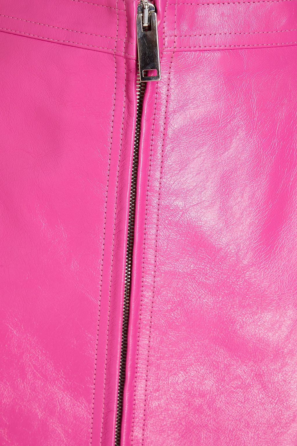 VALENTINO GARAVANI Leather mini skirt