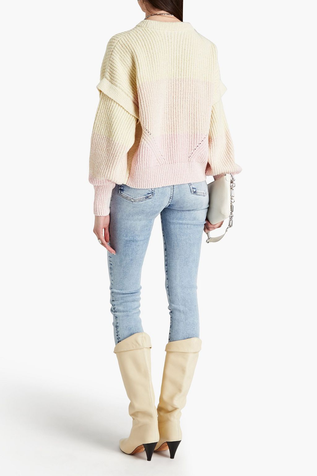 IRO Dastan Pullover aus einer Baumwollmischung mit Farbverlauf