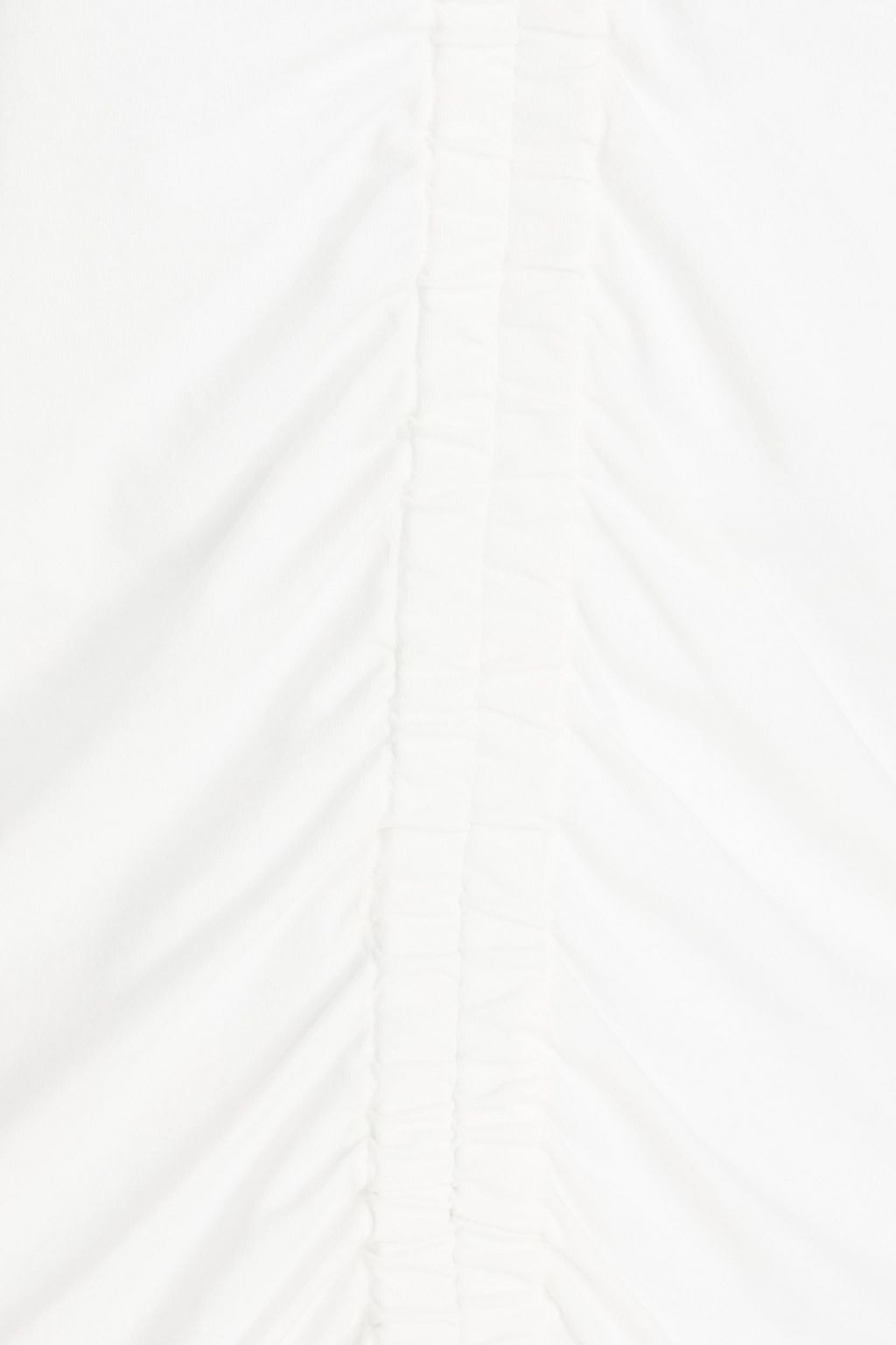 SANDRO Simeon gathered cotton-jersey T-shirt