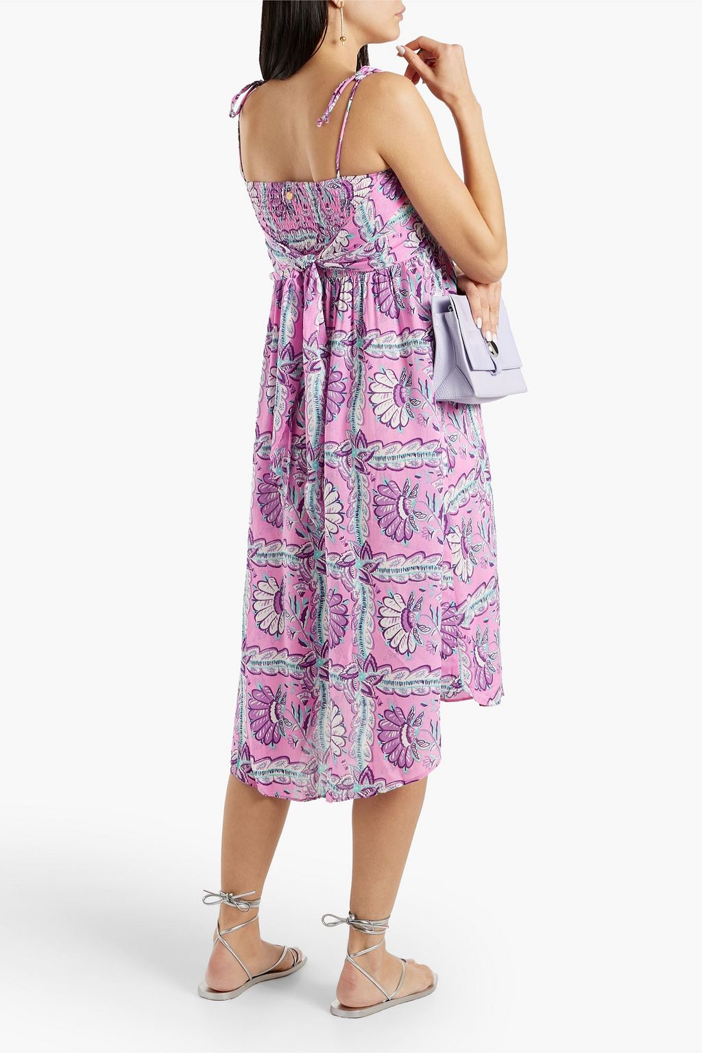 ANTIK BATIK Hupa shirred printed woven dress